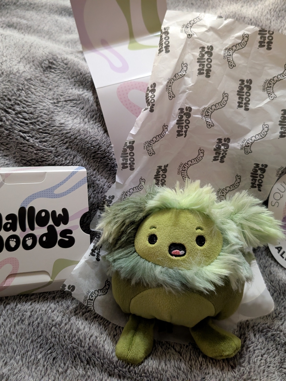 Squishmallow Clip Erm Bigfoot 4" Mallow Moods FTM First To Market